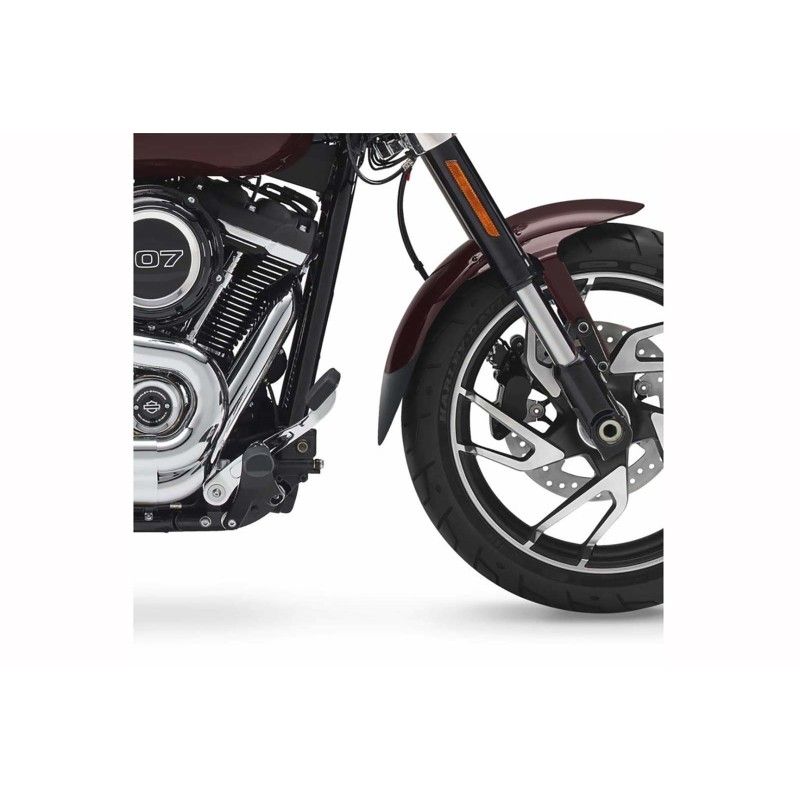 puig vordere Kotflugelverlangerung Harley D Softail Low Rider ST FXRST 22 24 mattschwarz