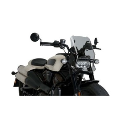 PANTALLA PUIG NAKED NG SPORT HARLEY D.SPORTSTER S RH1250S 21-24 HUMO CLARO