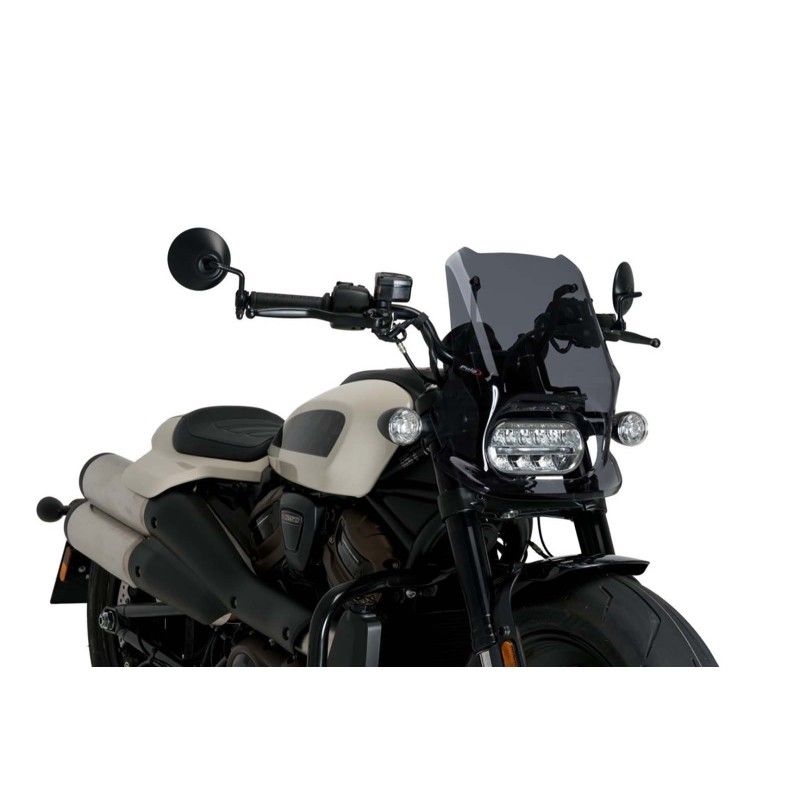 Cupula Puig Naked NG Sport para Harley D Sportster S RH1250S 21/24 Ahumado Oscuro