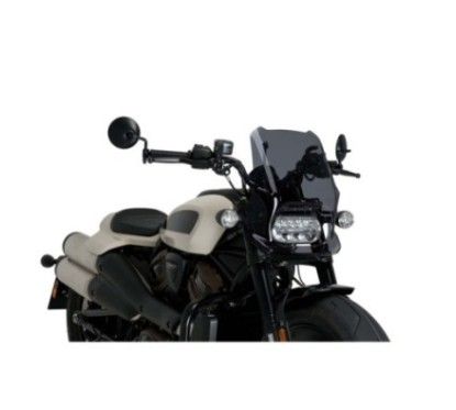 Cupula Puig Naked NG Sport para Harley D Sportster S RH1250S 21/24 Ahumado Oscuro