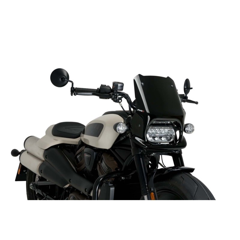 ECRAN PUIG NAKED NG SPORT HARLEY D. SPORTSTER S RH1250S 21-24 NOIR