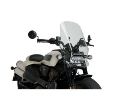 PUIG CUPOLINO NAKED N.G. TOURING HARLEY D. SPORTSTER S RH1250S 21-24 TRASPARENTE