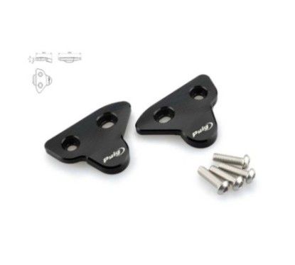 puig mirror hole cap yamaha yzf r7 22 25 black