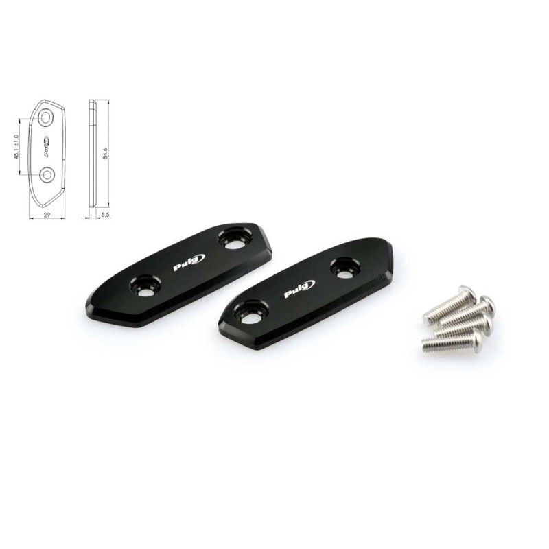 Cache-retroviseur Puig noir pour Suzuki GSX-R1000 R 17/19