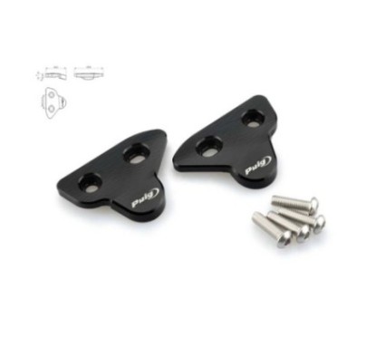 CACHE RETROVISEUR PUIG POUR YAMAHA YZF-R1 15-16 NOIR