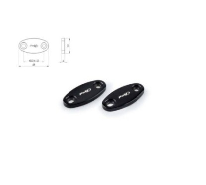 Puig Spiegellochkappe fur Honda CBR500R 13 15 schwarz