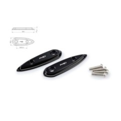 PUIG TAPPO FOR SPECCHIETTO YAMAHA YZF-R3 15-18 NOIR