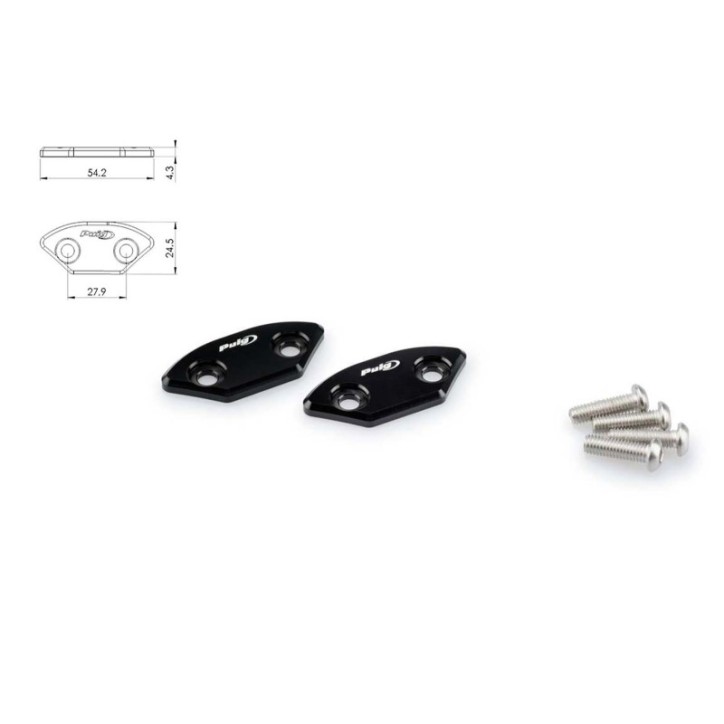 PUIG TAPPO FOR SPECCHIETTO YAMAHA YZF-R6 06-07 NOIR