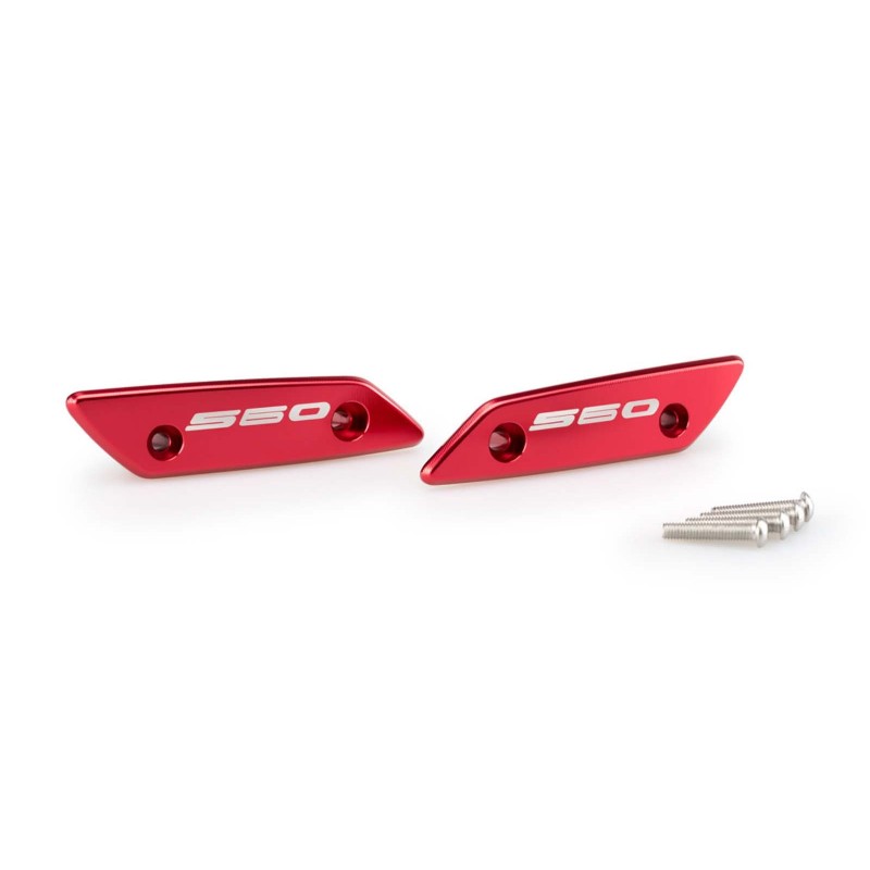 Cache-retroviseur Puig pour Yamaha T-Max 560 Max Tech 22/24 rouge