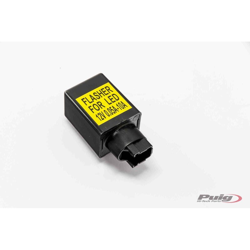 PUIG FLASHER RELAY CON 4 CONTATTI NERO