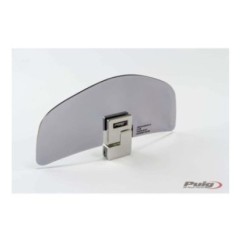 PUIG DEFLECTOR FIXING THROUGH CLIP-ON LIGHT SMOKE - Dimensions (HxL): 92x191 mm. - No drilling required - COD. 4717H