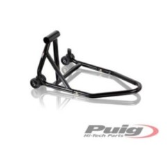 PUIG SINGLE-ARM REAR STAND LEFT SIDE BLACK - COD. 7363N - Material: steel. - Includes 35.50 diameter axles