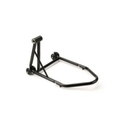 PUIG SINGLE-ARM REAR STAND RIGHT SIDE BLACK - COD. 7367N - Material: steel. - Includes 53mm diameter axles.