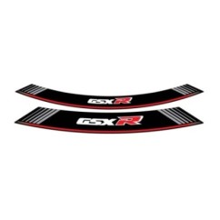 PUIG STICKERS FOR RIMS SUZUKI GSX-R SILVER - The set consists of 8 adhesive strips - COD. 5525P