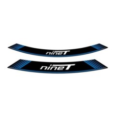 PUIG STICKERS FOR RIMS BMW R NINE T BLUE - The set consists of 8 adhesive strips - COD. 9133A