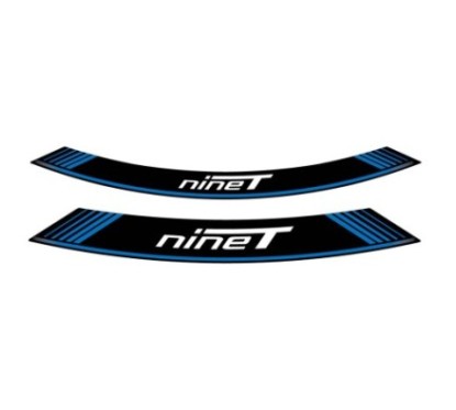 PUIG STICKERS FOR RIMS BMW R NINE T BLUE - The set consists of 8 adhesive strips - COD. 9133A