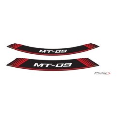 PUIG STICKERS FOR RIMS YAMAHA MT-09 RED - The set consists of 8 adhesive strips - COD. 9135R