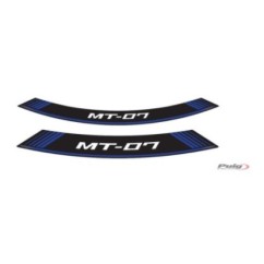 PUIG STICKERS FOR RIMS YAMAHA MT-07 BLUE - The set consists of 8 adhesive strips - COD. 9136A