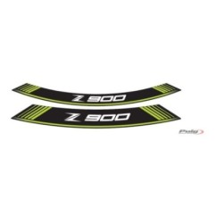 PUIG STICKERS FOR WHEELS KAWASAKI Z900 GREEN - The set consists of 8 adhesive strips - COD. 9291V