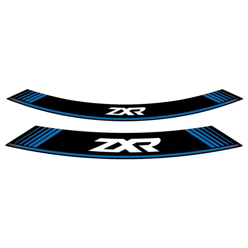 Puig Aufkleber Felgen Kawasaki ZXR blau Das Set besteht aus 8 Klebestreifen Cod. 9292a