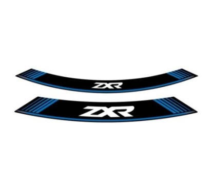 PUIG STICKERS FOR WHEELS KAWASAKI ZXR BLUE - The set consists of 8 adhesive strips - COD. 9292A