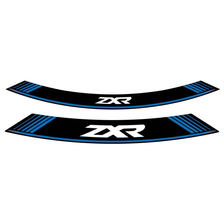 PUIG STICKERS FOR WHEELS KAWASAKI ZXR BLUE - The set consists of 8 adhesive strips - COD. 9292A