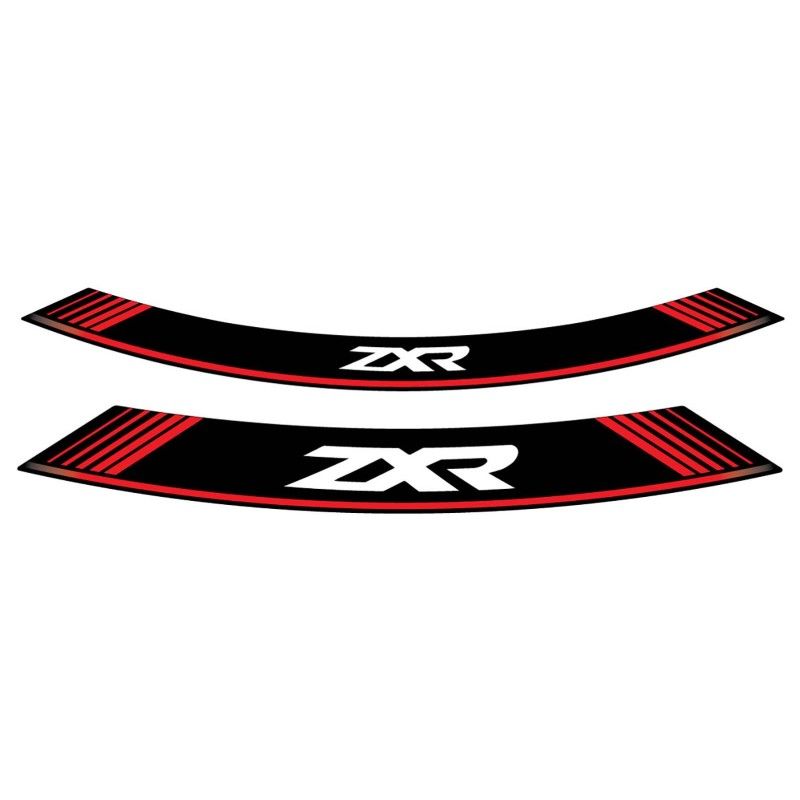 Puig Aufkleber Felgen Kawasaki ZXR rot Das Set besteht aus 8 Klebestreifen Cod. 9292r
