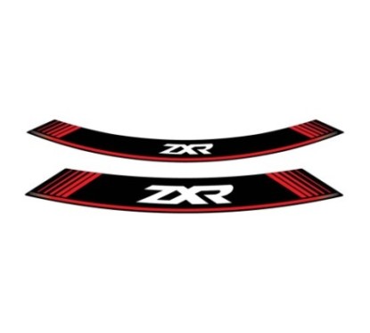 PUIG ADHESIVOS RUEDAS KAWASAKI ZXR ROJO - El set se compone de 8 tiras adhesivas - COD. 9292R