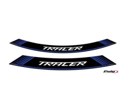 PUIG STICKERS FOR RIMS YAMAHA TRACER BLUE - The set consists of 8 adhesive strips - COD. 9293A