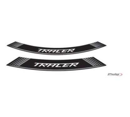 PUIG STICKERS FOR RIMS YAMAHA TRACER SILVER - The set consists of 8 adhesive strips - COD. 9293P