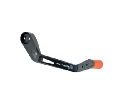 RACINGBIKE UNIVERSAL ORANGE BRAKE LEVER PROTECTION - COD. PLB100T - Includes the adapter for racing handlebars. Material: