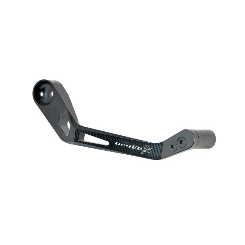 PROTECCION PALANCA FRENO UNIVERSAL NEGRO RACINGBIKE - COD. PLB100N - Incluye el adaptador para manillar de carreras. Material: