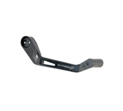 RACINGBIKE UNIVERSAL BLACK BRAKE LEVER PROTECTION - COD. PLB100N - Includes the adapter for racing handlebars. Material: