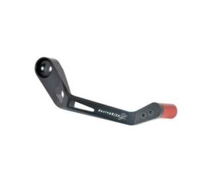 RACINGBIKE UNIVERSAL RED BRAKE LEVER PROTECTION - COD. PLB100R - Includes the adapter for racing handlebars. Material: