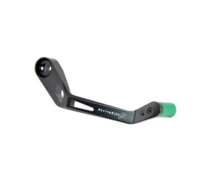 PROTECTION RACINGBIKE LEVIER FREIN UNIVERSEL VERT - COD. PLB100V - Comprend l'ADAPTATEUR pour guidons A clipser de course. MatEr