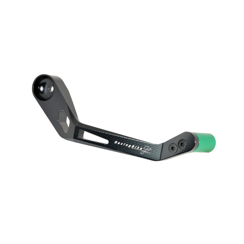 RACINGBIKE YAMAHA GREEN BRAKE LEVER PROTECTION - COD. PLB500V - Includes adapter. Material: machined 7075 ergal aluminium