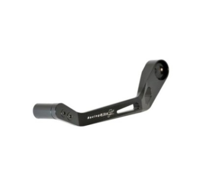 RACINGBIKE PROTECCION PALANCA EMBRAGUE UNIVERSAL NEGRO - COD. PLC100N - Incluye adaptador para manillares de carreras con clip. 