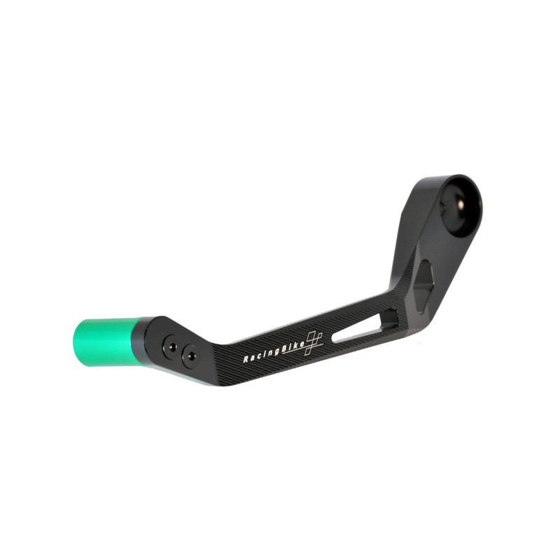 PROTECTION RACINGBIKE LEVIER EMBRAYAGE UNIVERSEL VERT - COD. PLC100V - Comprend l'ADAPTATEUR pour guidons A clipser de course. M