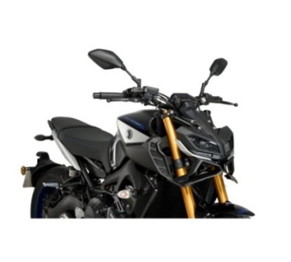 PUIG SPOILER ANTERIORE DOWNFORCE NAKED PER YAMAHA MT-09 SP ANNO 18-20 COLORE NERO OPACO