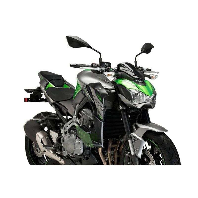 puig spoiler laterale downforce naked kawasaki z900 17 19 verde