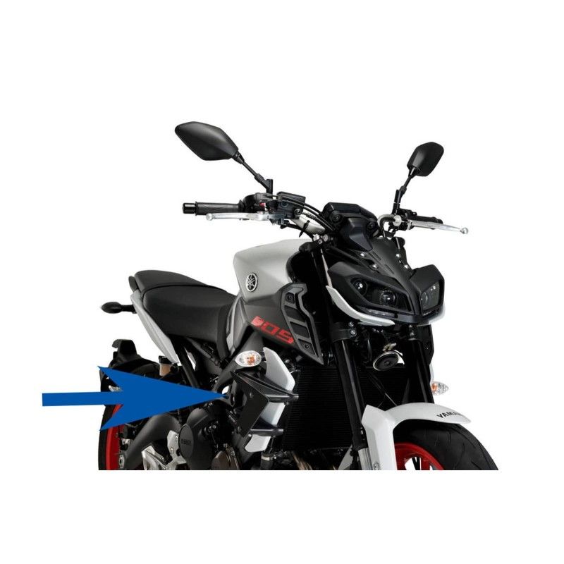 puig side spoiler downforce naked yamaha mt 09 sp 18 20 black