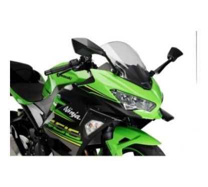 puig side spoiler downforce sport kawasaki ninja 400 18 24 black
