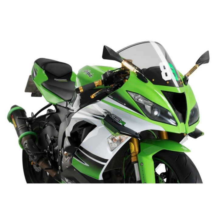 PUIG SPOILER DOWNFORCE SPORT KAWASAKI ZX-6R 636 NINJA 13-16 VERDE