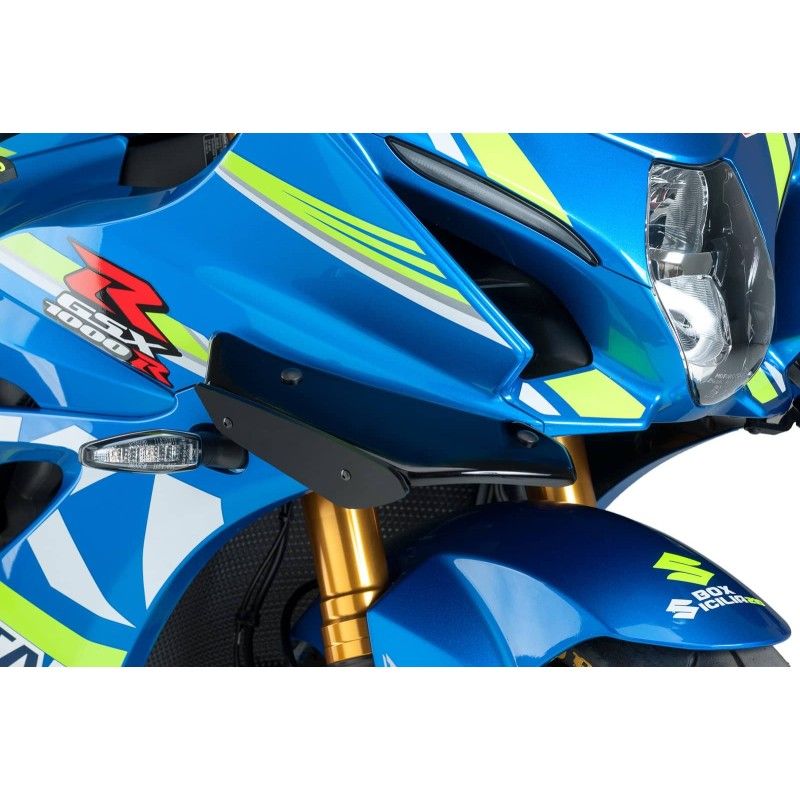 puig side spoiler downforce sport suzuki gsx r1000 r 17 21 black