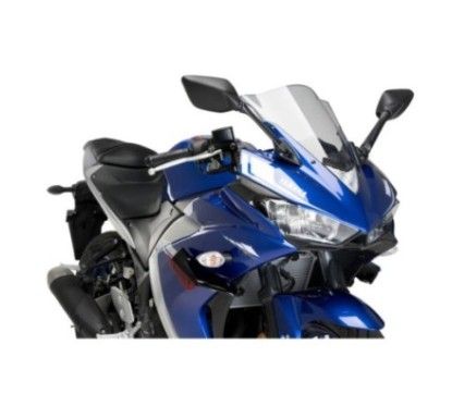 Aleron lateral Puig Downforce Sport Yamaha YZF R3 15 18 rojo