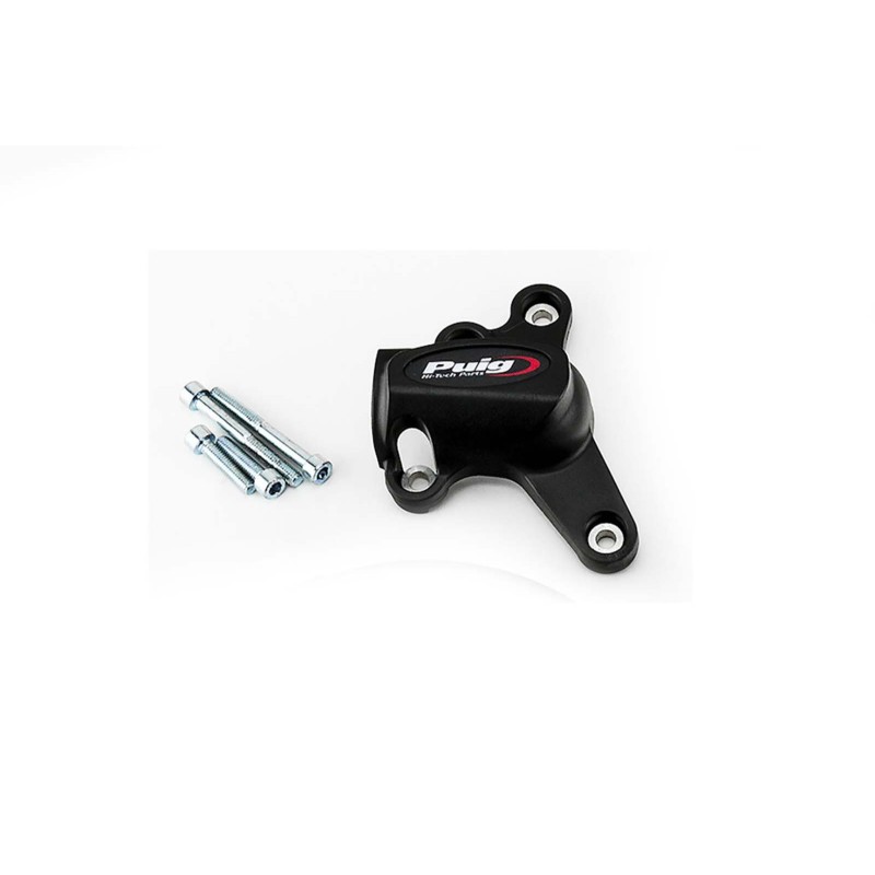 Reemplazo de tapa de motor Puig para proteccion de pastilla derecha Yamaha MT-09 Tracer 15-17, color negro