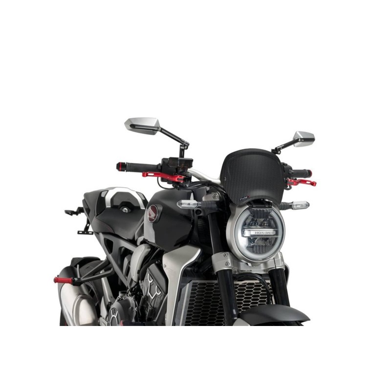 CARENAGE AVANT PUIG HONDA CB650R NEO SPORTS CAFE 19-23 LOOK CARBONE