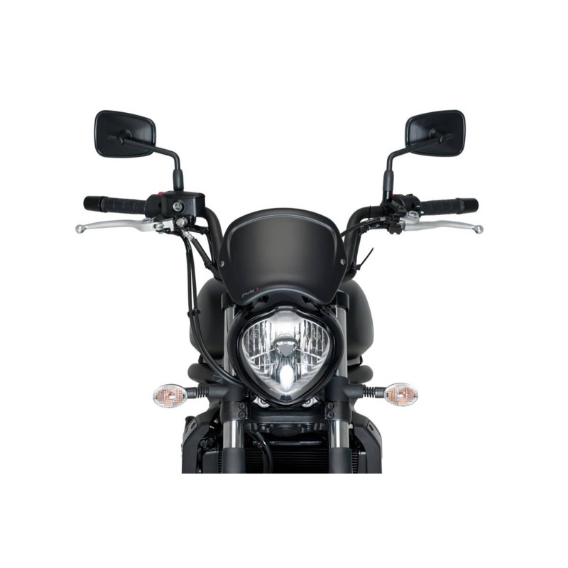 PUIG CARENADO DELANTERO HYOSUNG AQUILA GV125S 19-20 NEGRO MATE