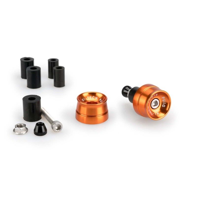 Extremos de manillar Puig Mod Speed para KTM 125 Duke 17-23 naranja
