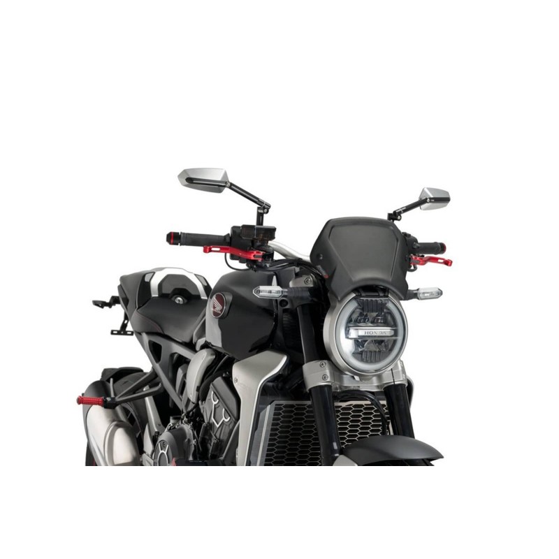 PUIG  CARENAGE AVANT EN ALUMINIUM HONDA CB650R NEO SPORTS CAFE 19-23 NOIR